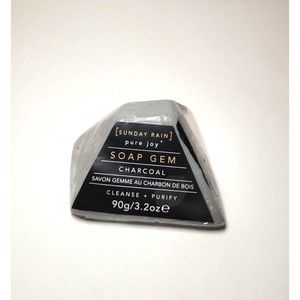 Sunday Rain Soap Gem Charcoal 3.2oz SEALED